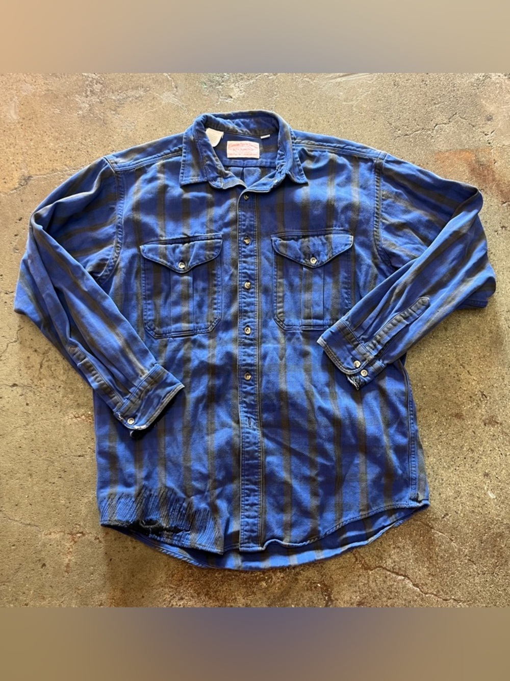 Vintage Filson Alaskan Guide Shirt (L) (Made in USA 🇺🇸) (Repaired)